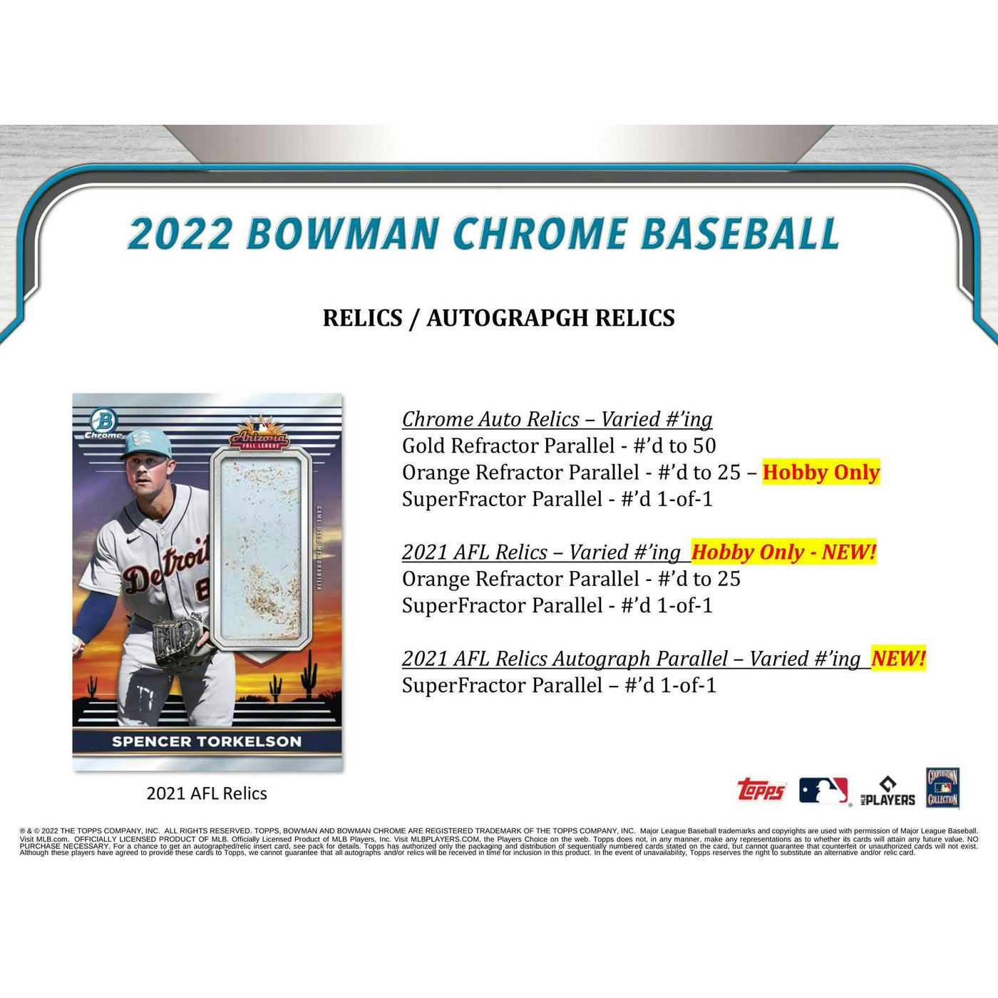2022 Bowman Chrome Baseball Hobby 12-Box Case
