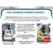2022 Bowman Chrome Baseball LITE 16-Box Case