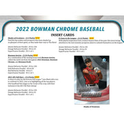 2022 Bowman Chrome Baseball LITE 16-Box Case