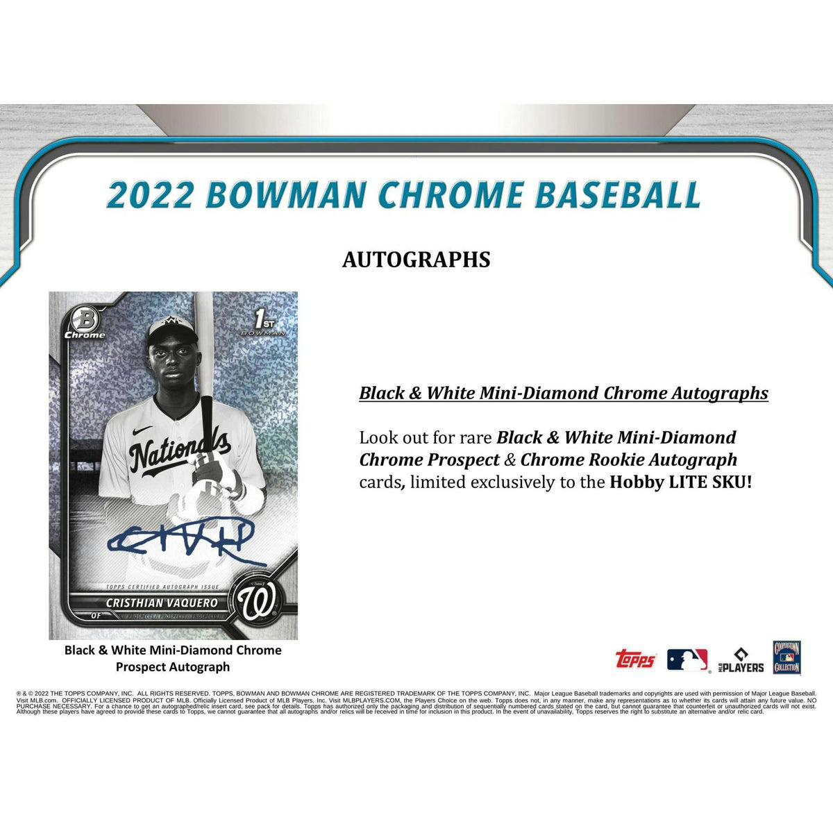 2022 Bowman Chrome Baseball LITE 16-Box Case