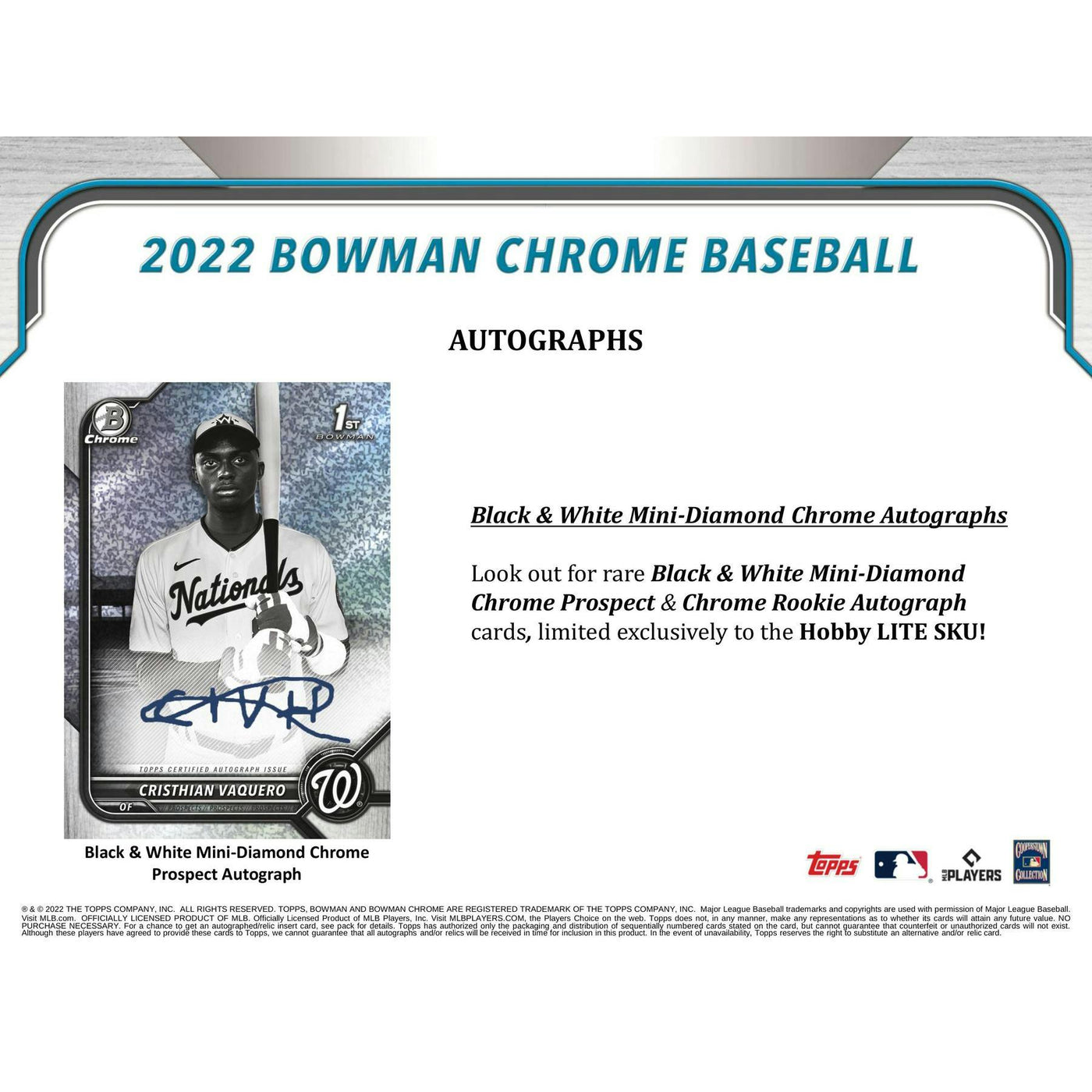 2022 Bowman Chrome Baseball LITE Box