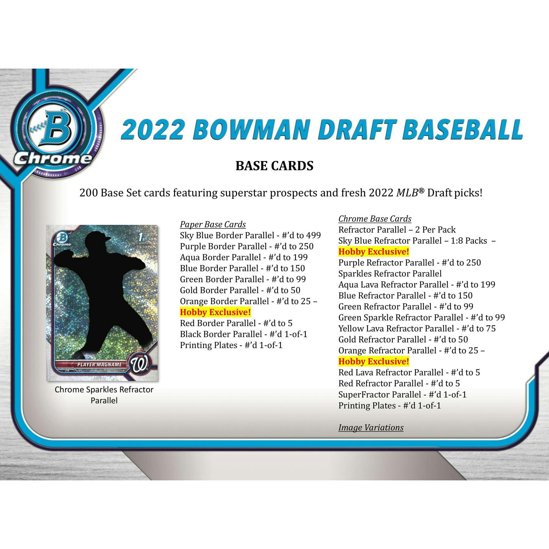 2022 Bowman Draft Baseball Hobby Jumbo Pack