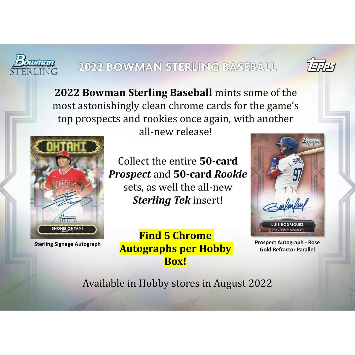 2022 Bowman Sterling Baseball Hobby Box
