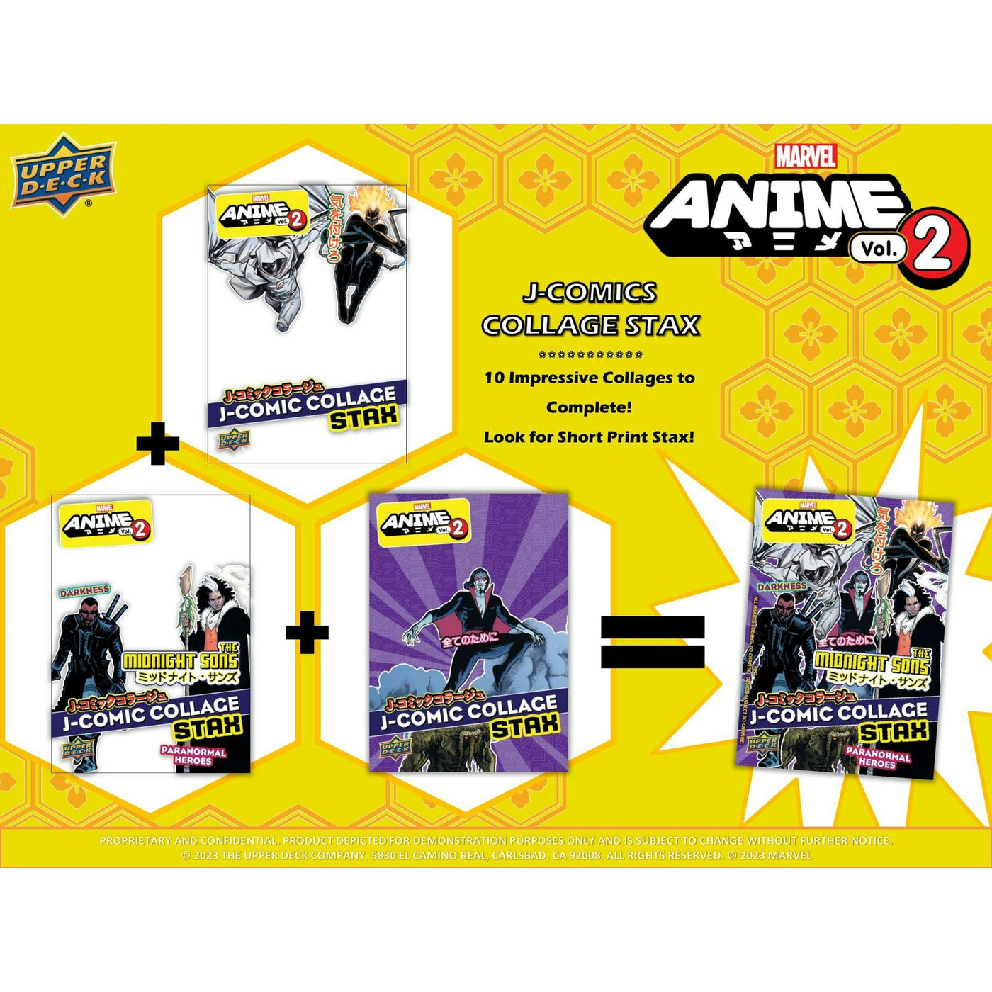 2023 Upper Deck Marvel Anime Volume 2 Hobby 16-Box Case