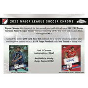 2022 Topps Chrome MLS Major League Soccer Hobby Box (Reed Buy)