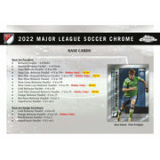 2022 Topps Chrome MLS Major League Soccer Hobby Box (Reed Buy)