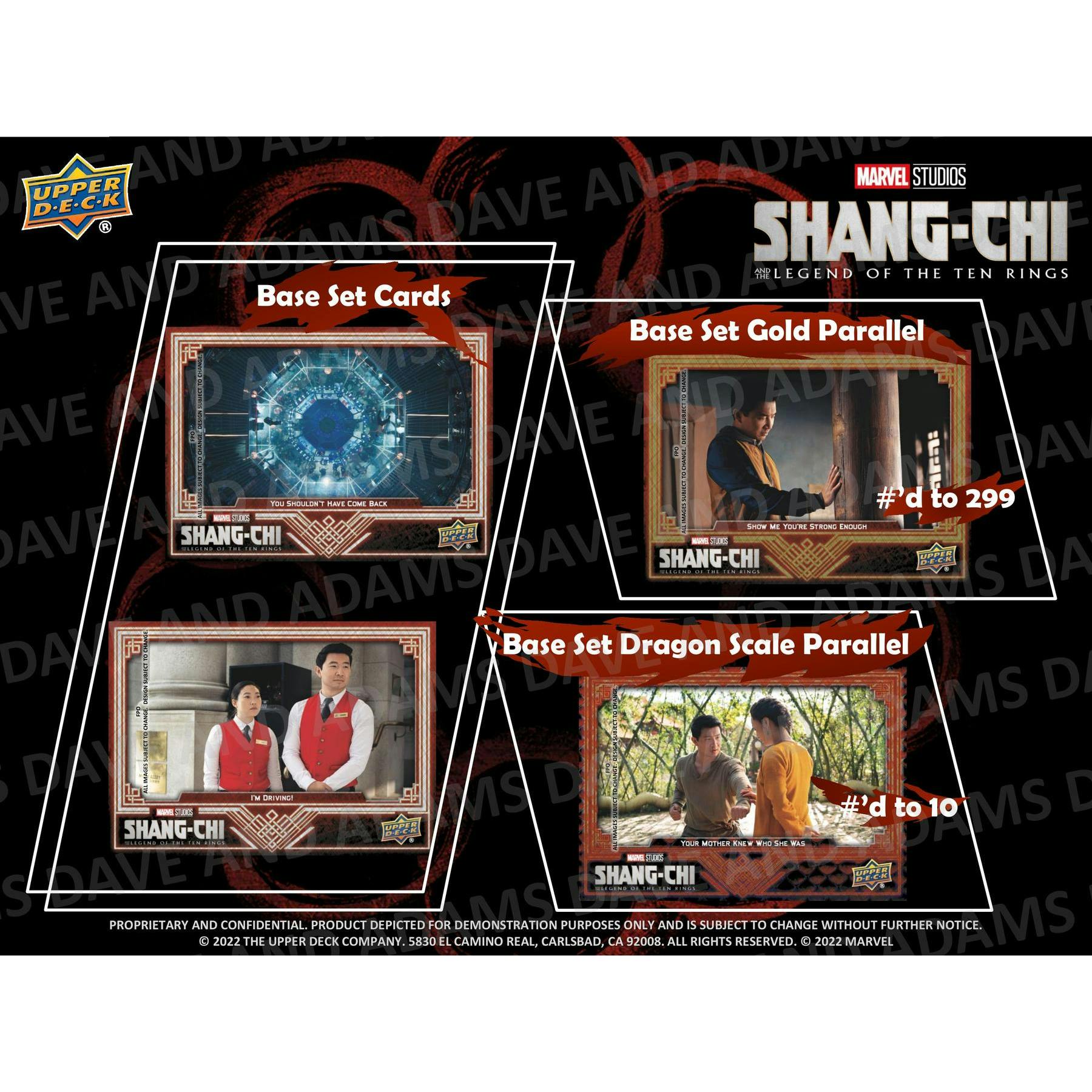 2023 Upper Deck Marvel Studios Shang-Chi and the Legend of the Ten Rings Hobby 12-Box Case