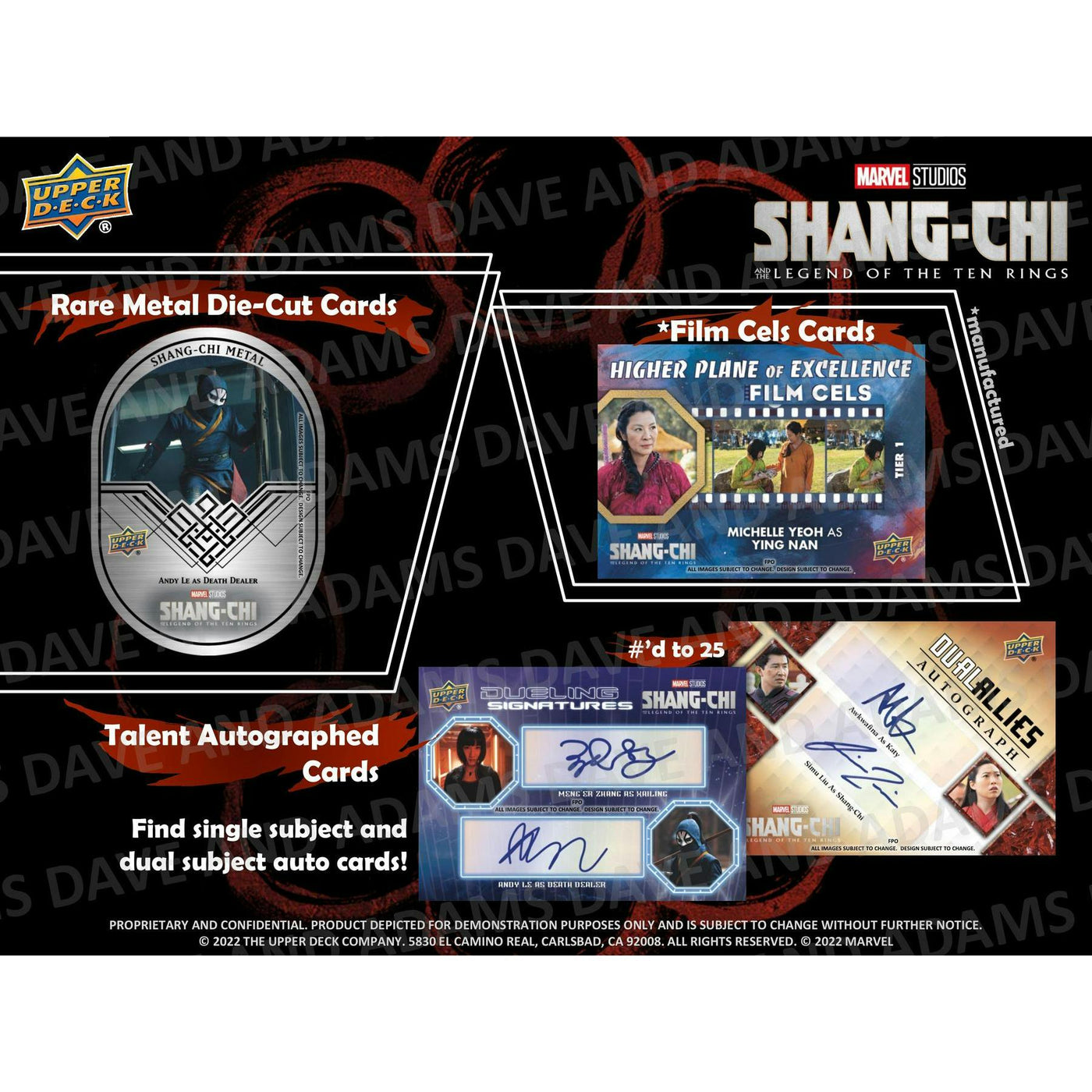 2023 Upper Deck Marvel Studios Shang-Chi and the Legend of the Ten Rings Hobby 12-Box Case