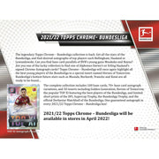2021/22 Topps Chrome Bundesliga Soccer Hobby Pack