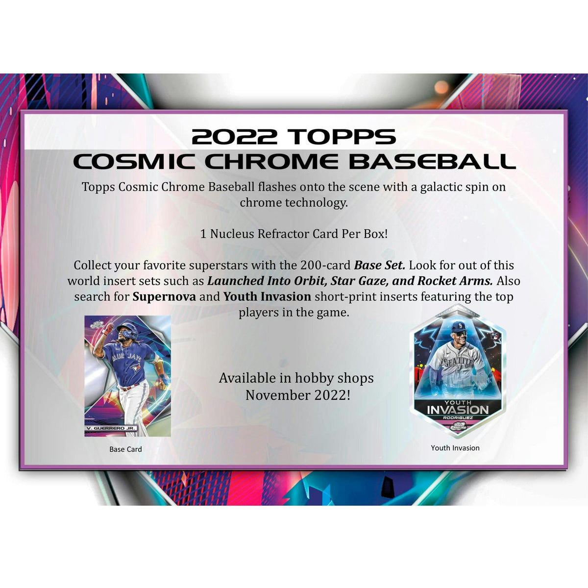 2022 Topps Cosmic Chrome Baseball Hobby Box