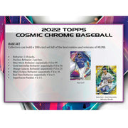 2022 Topps Cosmic Chrome Baseball Hobby Box
