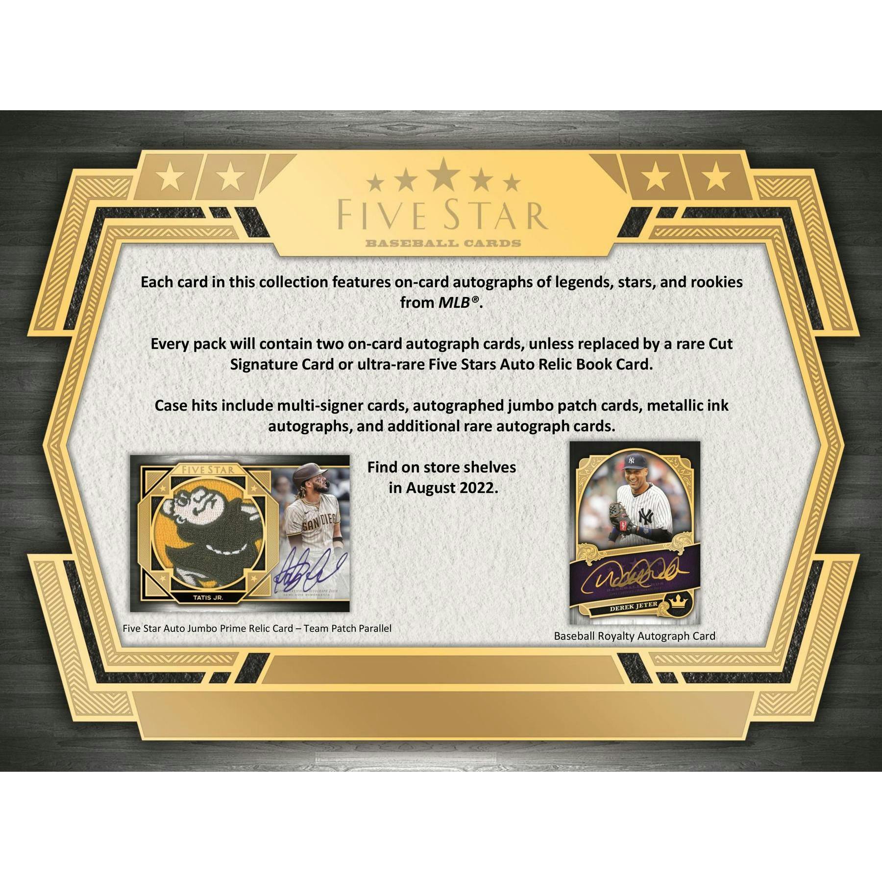2022 Topps Five Star Baseball Hobby 8-Box Case