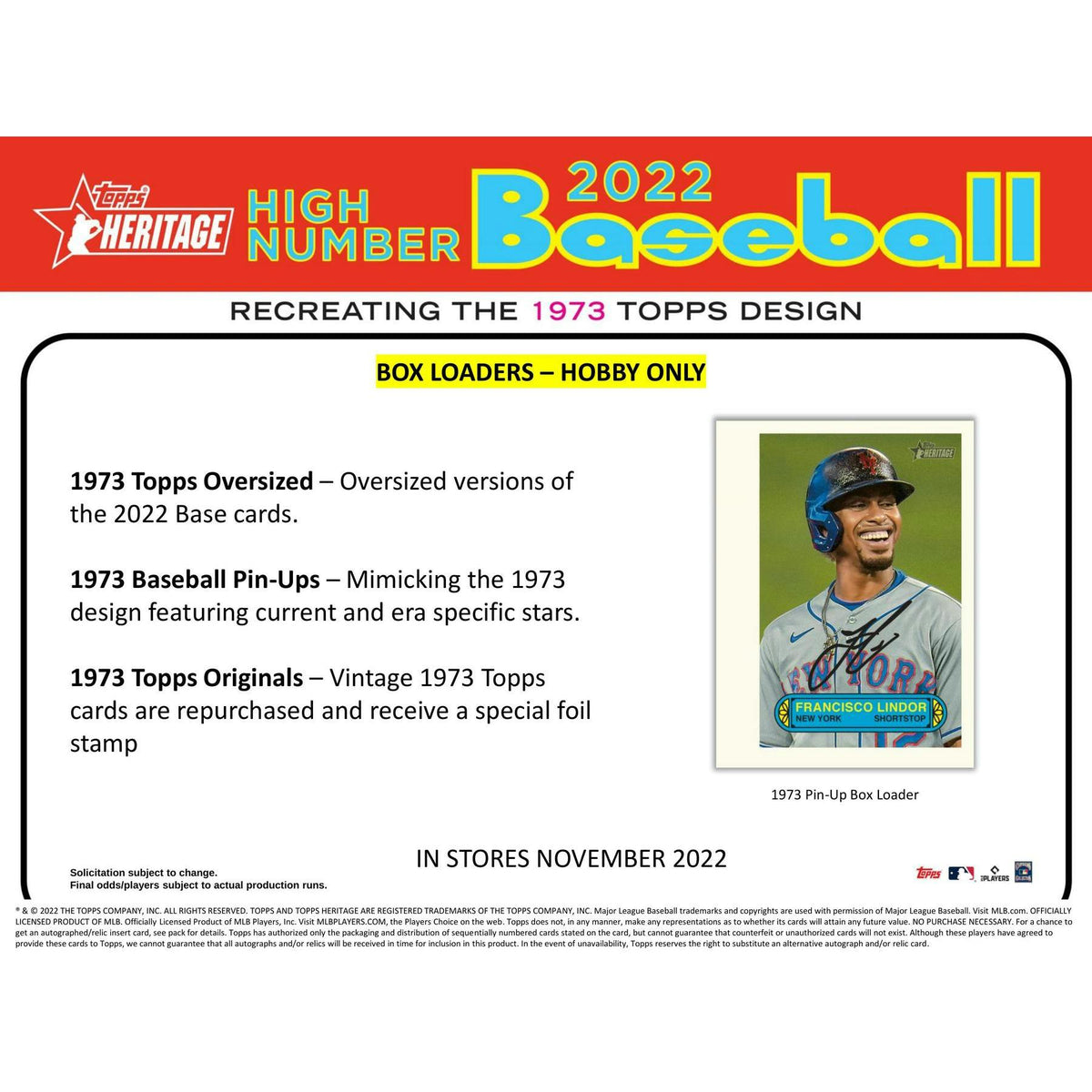 2022 Topps Heritage High Number Baseball Hobby Box