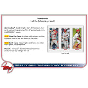 2022 Topps Opening Day Baseball Hobby Box