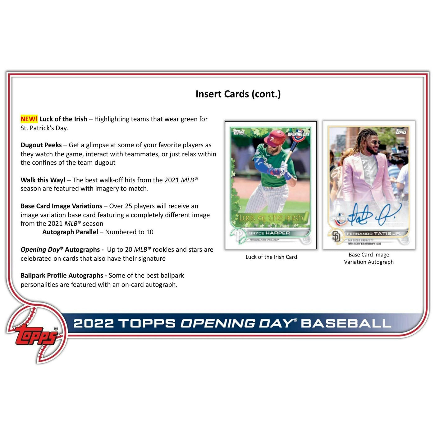 2022 Topps Opening Day Baseball Hobby Box