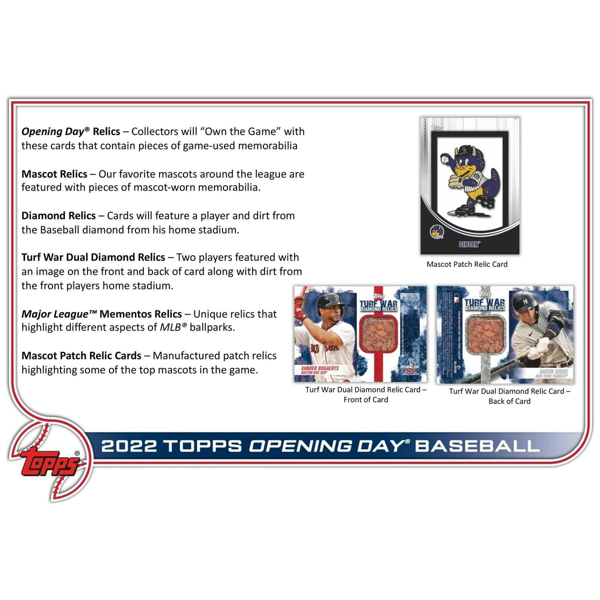2022 Topps Opening Day Baseball Hobby Box