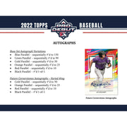2022 Topps Pro Debut Baseball Hobby Box