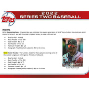 2022 Topps Series 2 Baseball Hobby Jumbo 6-Box Case