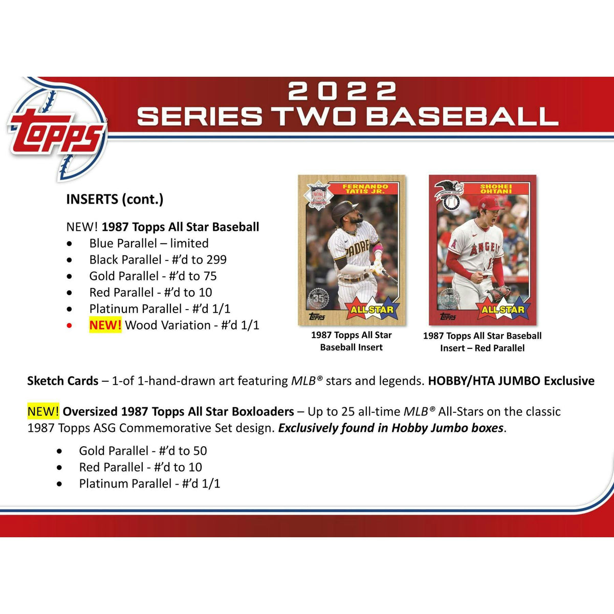 2022 Topps Series 2 Baseball Hobby 12-Box Case