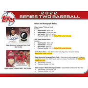 2022 Topps Series 2 Baseball Hobby Jumbo Box