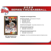 2022 Topps Series 2 Baseball 7-Pack Blaster Box (Commemorative Relic Card!)