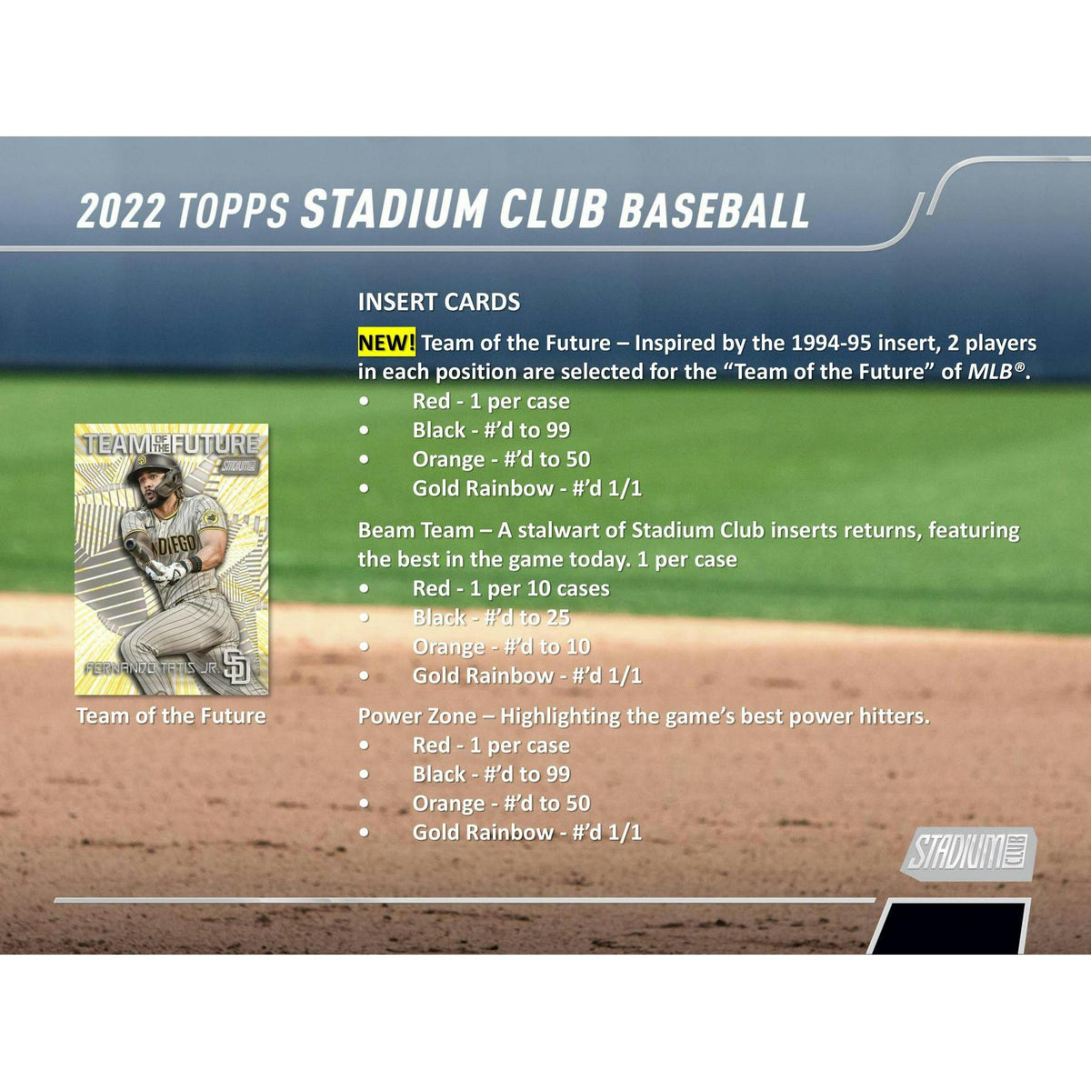 2022 Topps Stadium Club Baseball Hobby Box