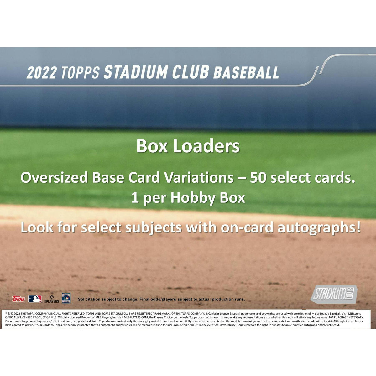 2022 Topps Stadium Club Baseball Hobby Box