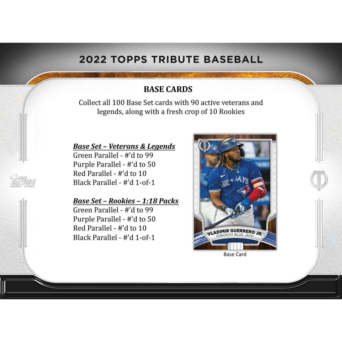2022 Topps Tribute Baseball Hobby Box