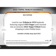 2022 Topps Tribute Baseball Hobby Box