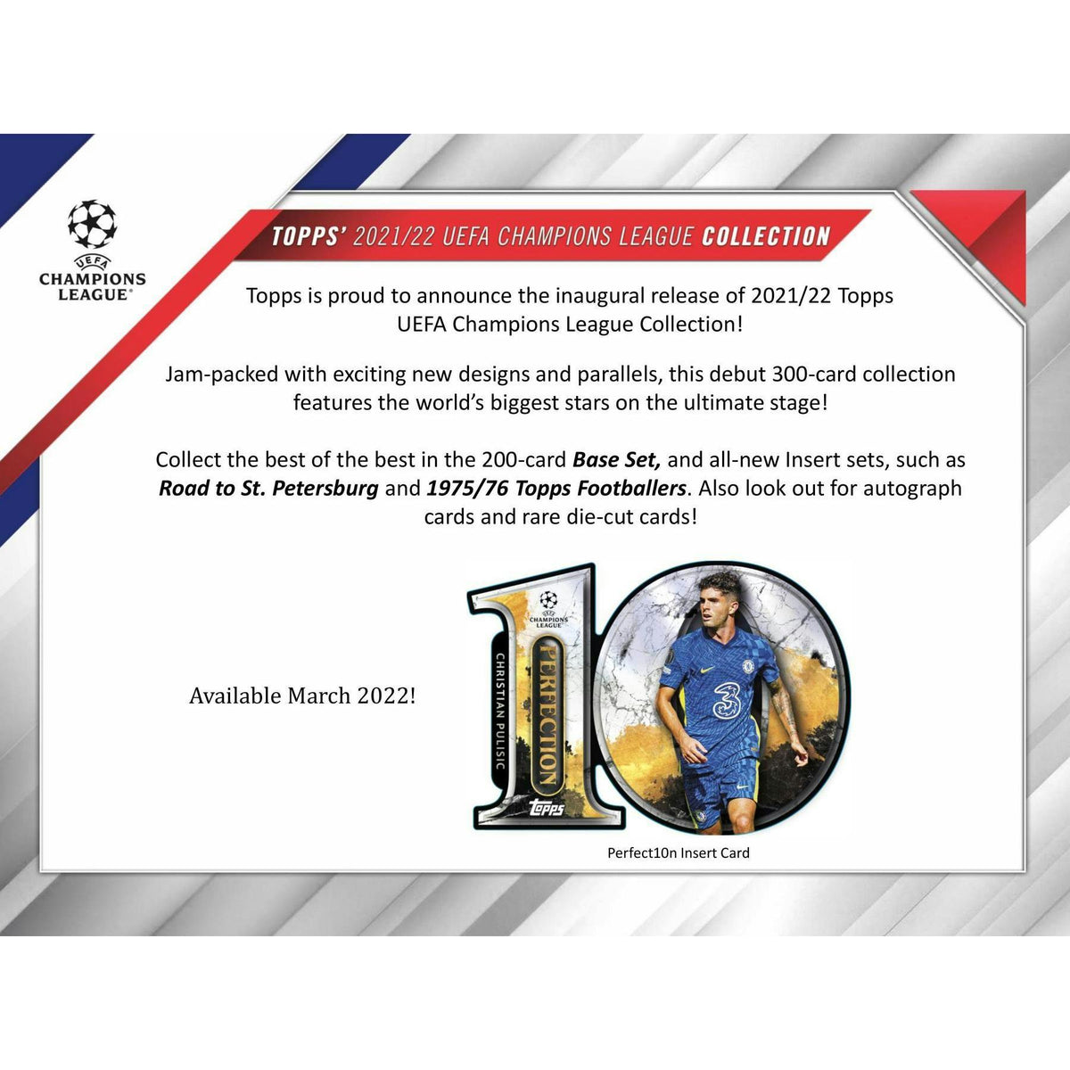 2021/22 Topps UEFA Champions League Collection Soccer Blaster Box (Sparkle Foil Parallels!)