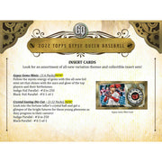 2022 Topps Gypsy Queen Baseball Hobby 10-Box Case