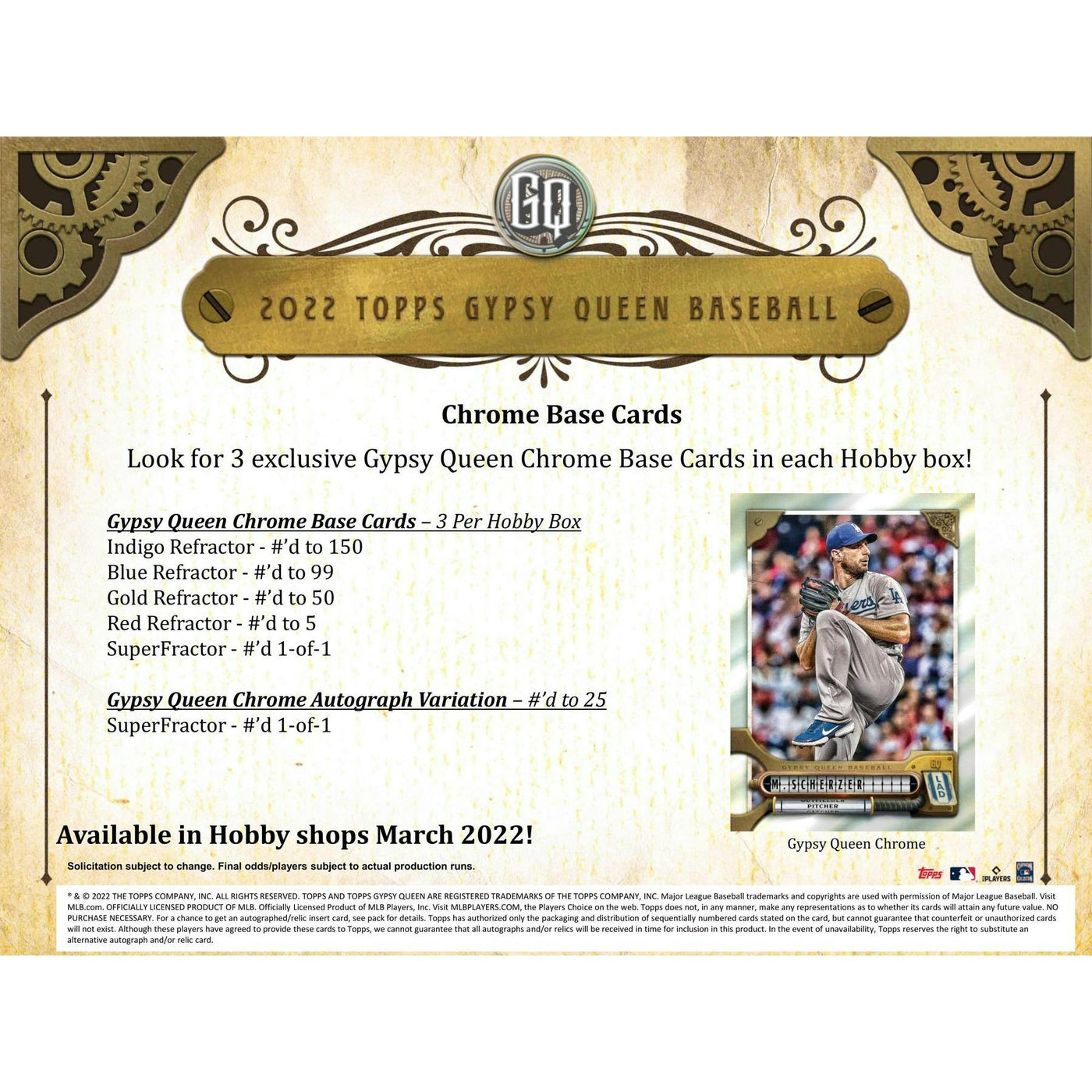 2022 Topps Gypsy Queen Baseball Hobby Box