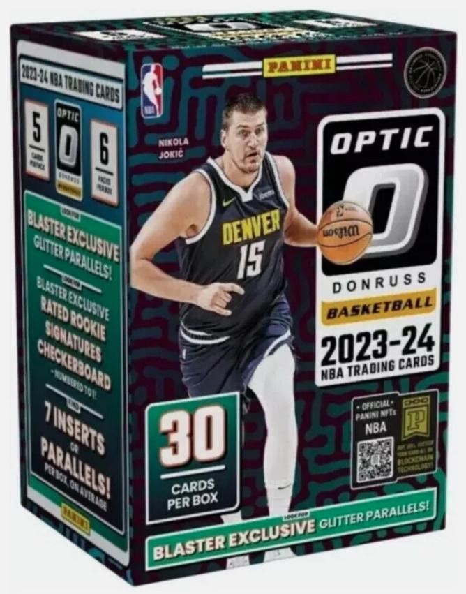 2023/24 Panini Donruss Optic Basketball Blaster Box (Glitter Parallels) (Reed Buy)