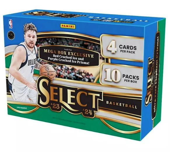 2023/24 Panini Select Basketball Mega Box (Red Cracked Ice!)