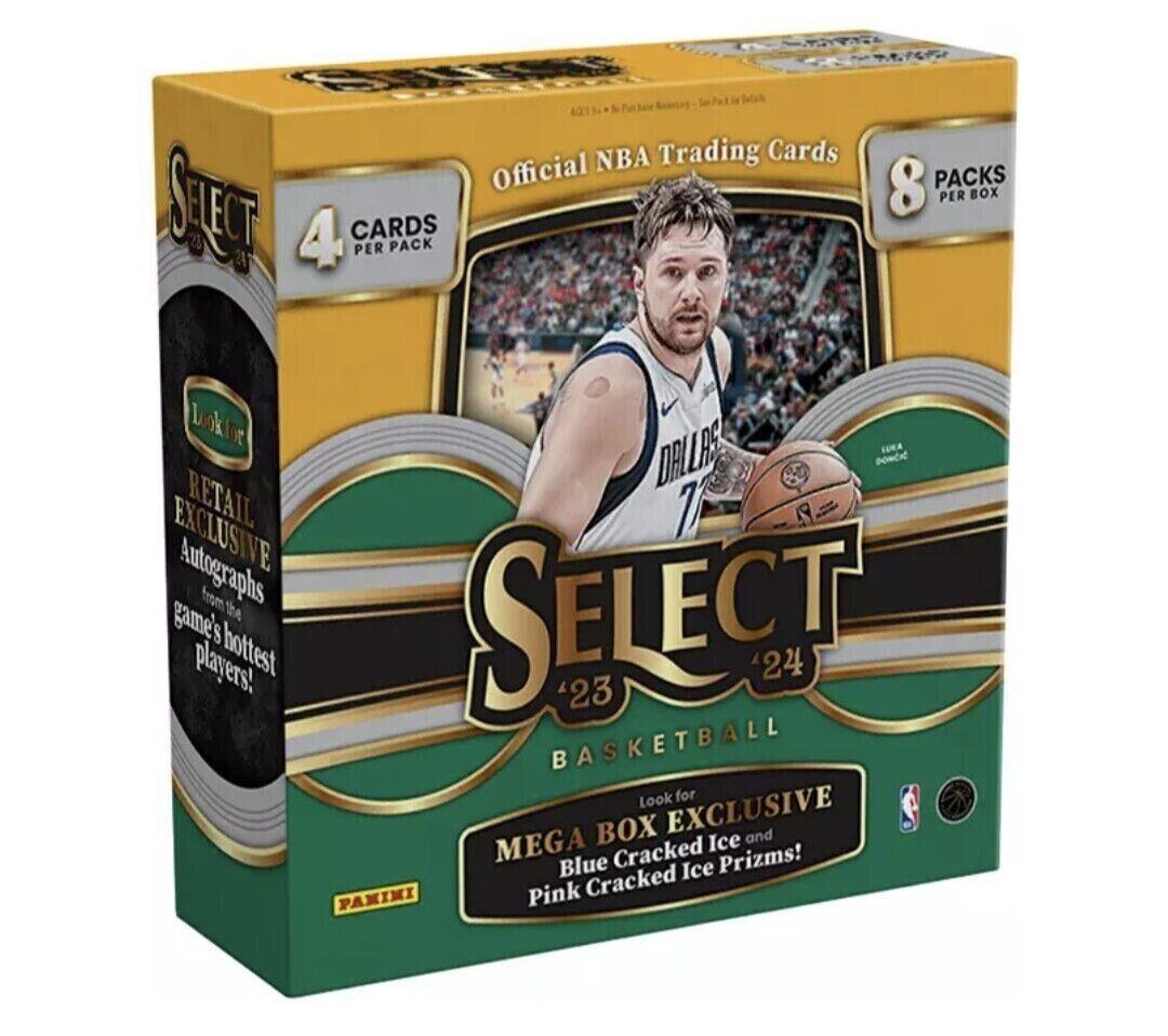 2023/24 Panini Select Basketball Mega Box (Blue Cracked Ice!)