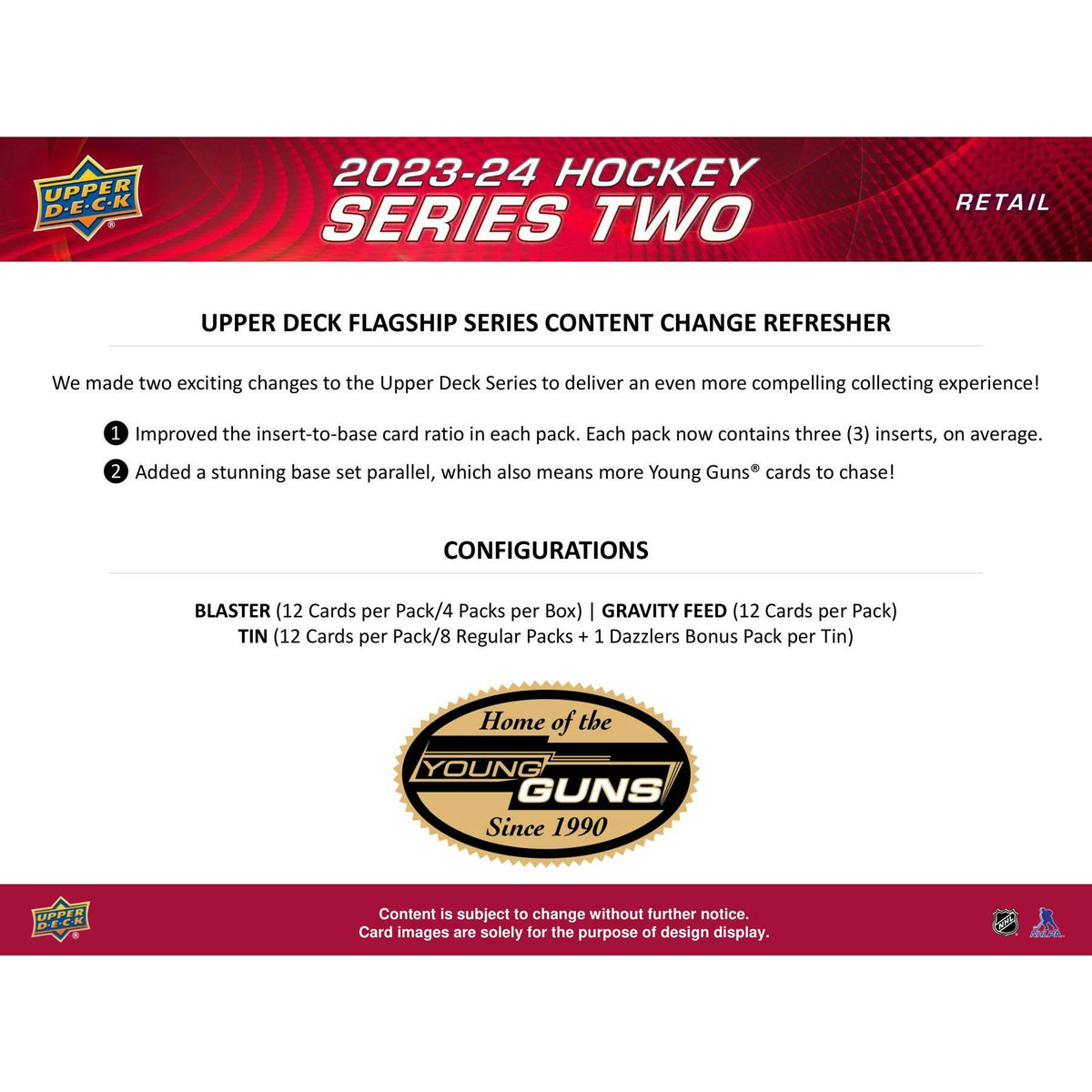 2023/24 Upper Deck Series 2 Hockey Blaster Box