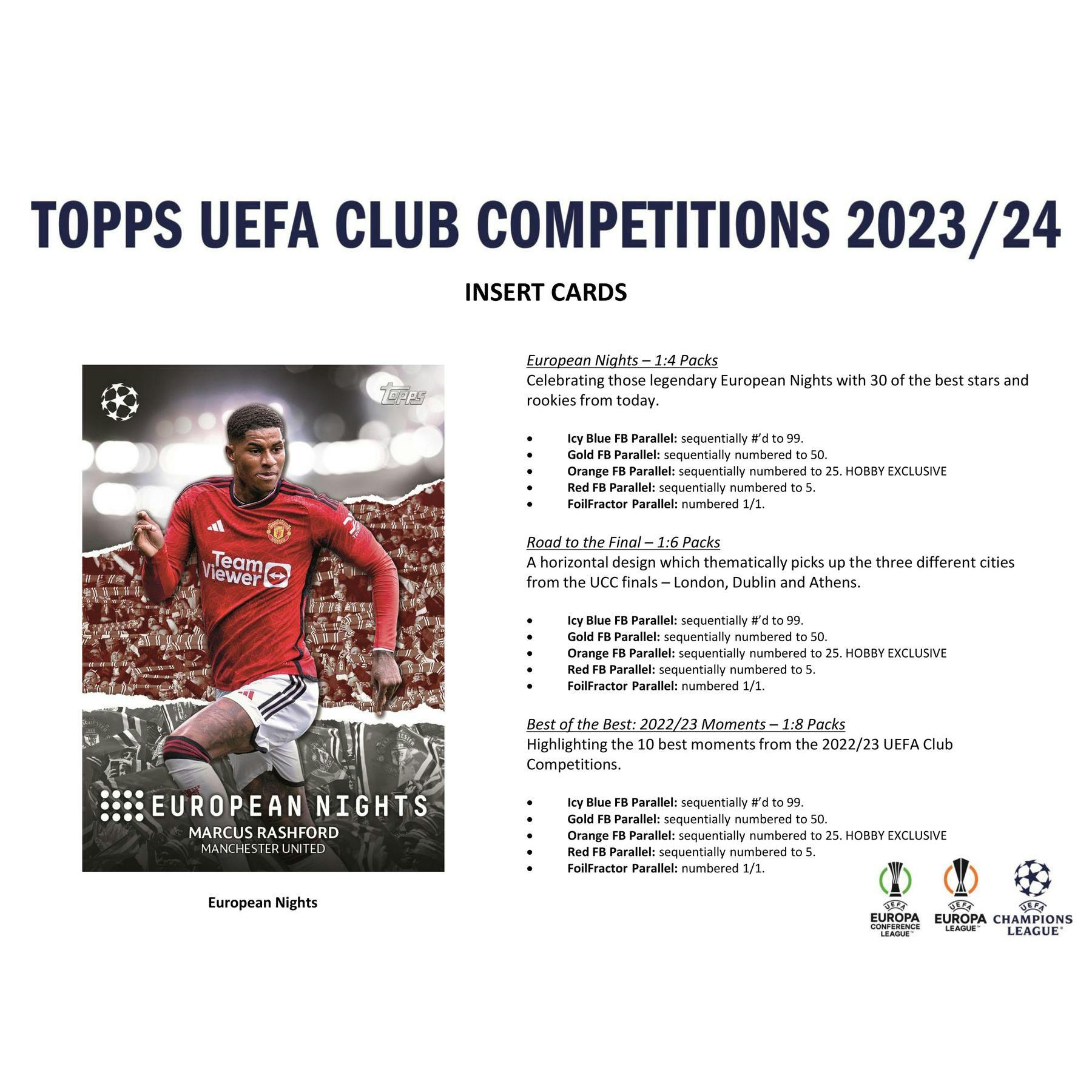 2023/24 Topps UEFA Club Competitions Soccer Hobby Box (Reed Buy)