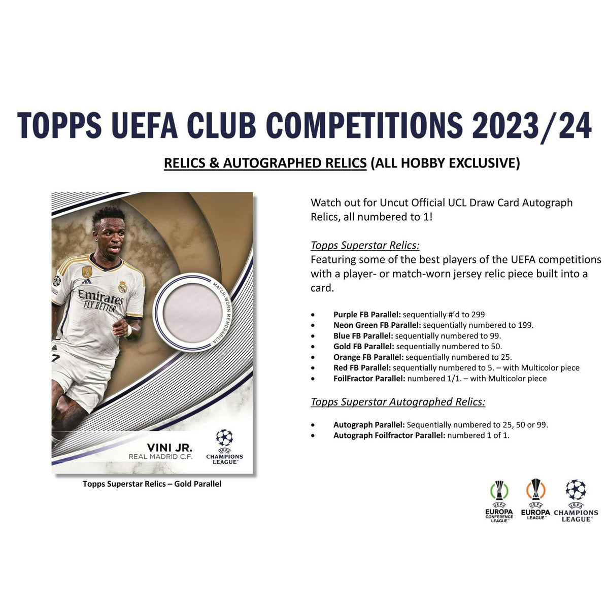 2023/24 Topps UEFA Club Competitions Soccer Hobby 12-Box Case