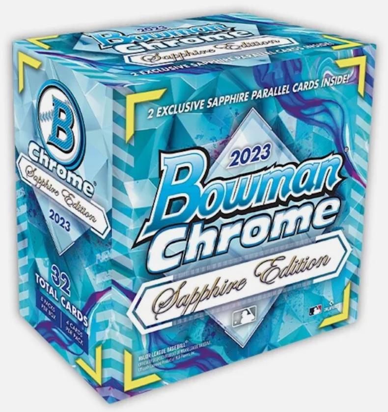2023 Bowman Chrome Sapphire Baseball Hobby Box (Reed Buy)