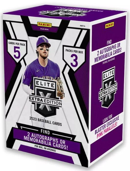 2023 Panini Elite Extra Edition Baseball Blaster Box