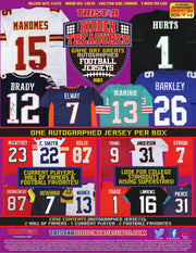 2023 TriStar Hidden Treasures Game Day Greats Autographed Football Jersey Hobby Box (Reed Buy)