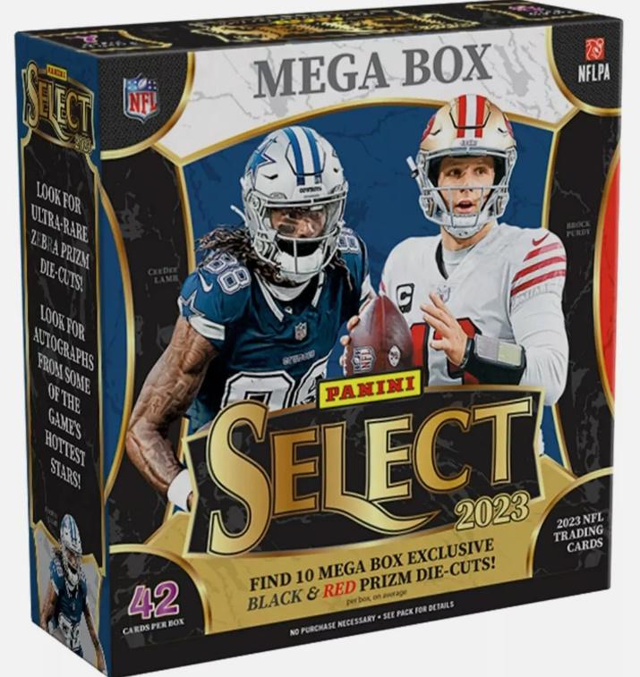 2023 Panini Select Football Mega 20-Box Case (Black & Red Prizms!)