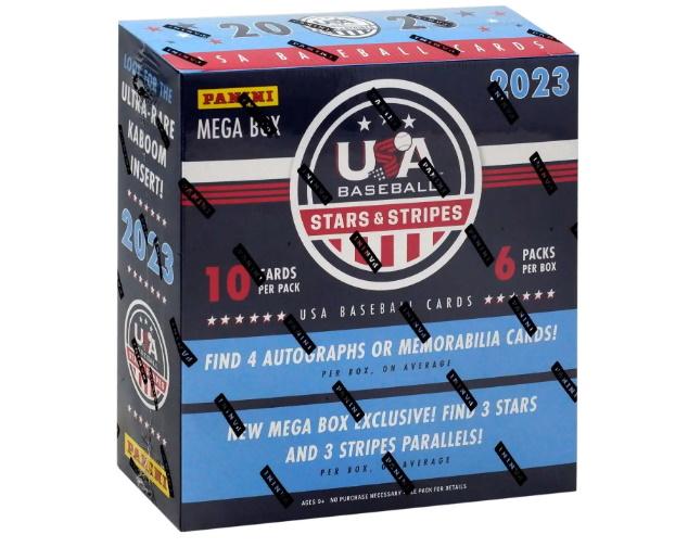 2023 Panini USA Stars & Stripes Baseball Mega Box (Walmart)