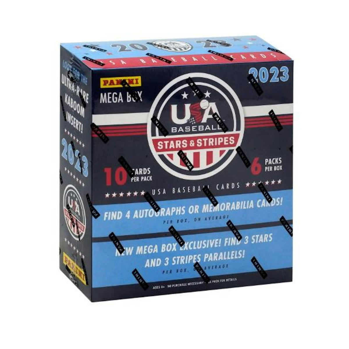2023 Panini USA Stars & Stripes Baseball Mega Box (Walmart)