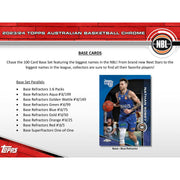 2023/24 Topps Chrome NBL Australian Basketball Hobby Pack