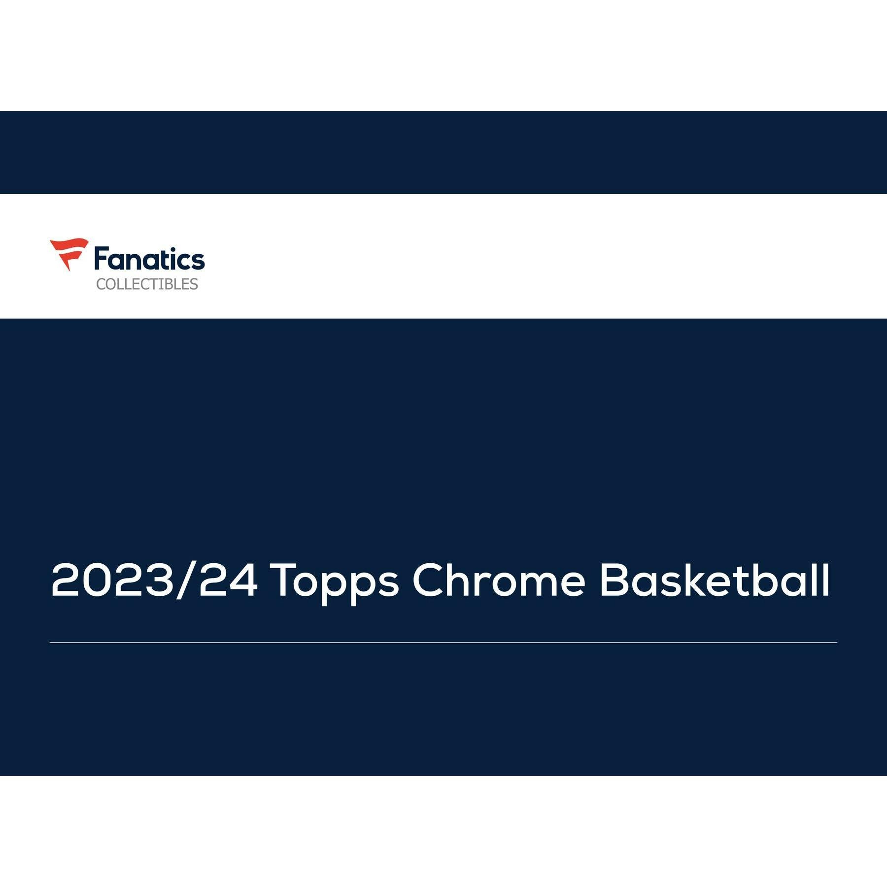 2023/24 Topps Chrome Basketball Monster Box Pack