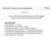 2023/24 Topps Chrome Basketball Blaster Box