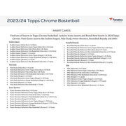 2023/24 Topps Chrome Basketball Hanger Box