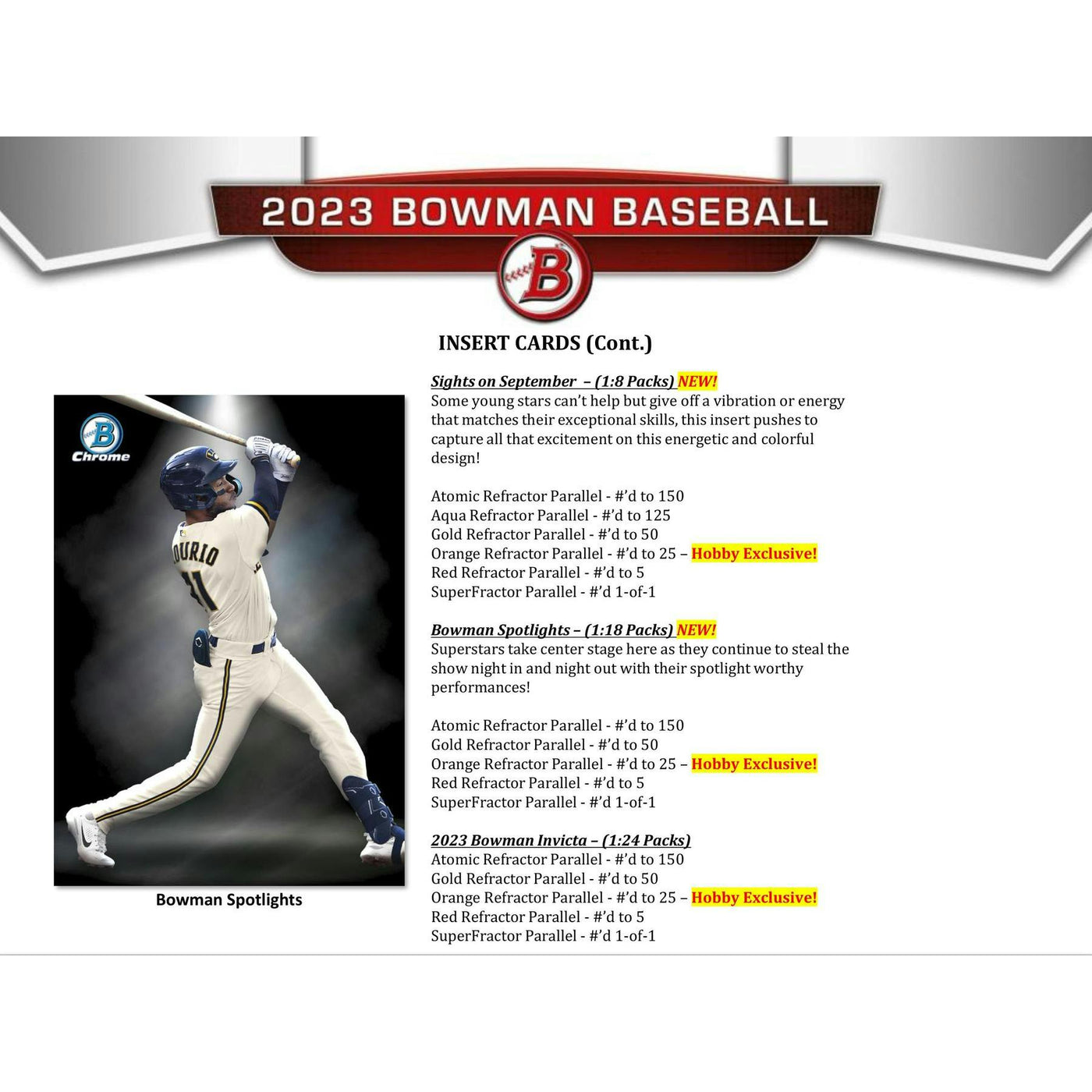 2023 Bowman Baseball Hobby 12-Box Case