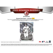 2023 Bowman Baseball Hobby Box